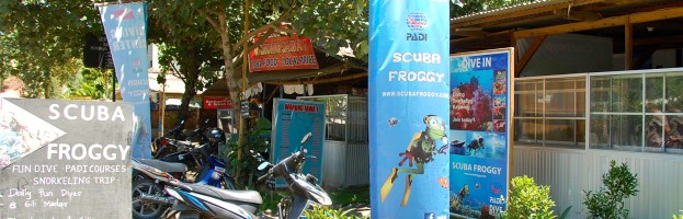 New office of Scuba Froggy in Kuta Lombok