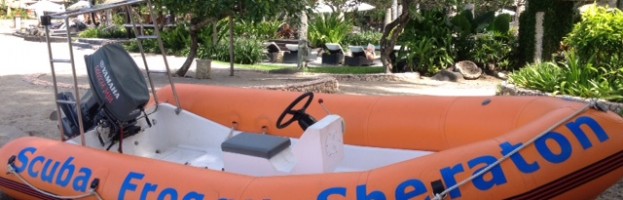 The Scuba Froggy sea fleet became stronger – new rubber boat in Senggigi